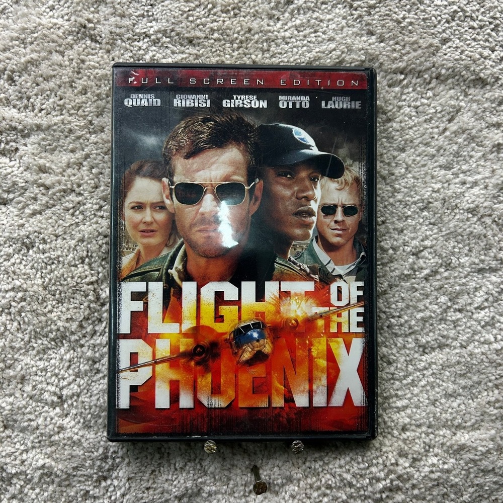 Flight of the Phoenix DVD 2004 Full Screen Dennis Quaid Hugh Laurie
